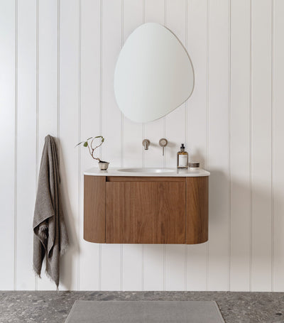 ADP Surry Curved Wall Hung Vanity Matte Ceramic Benchtop