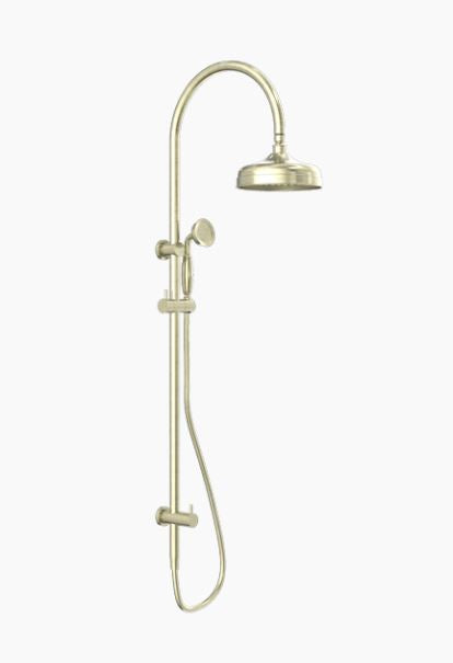 NERO YORK TWIN SHOWER WITH METAL HAND SHOWER