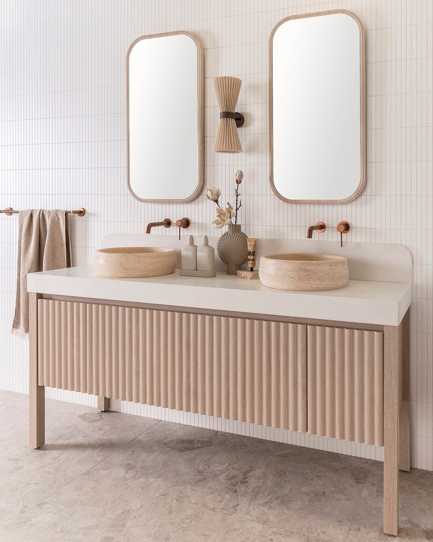 ADP Harper Floor Mount Vanity With Legs