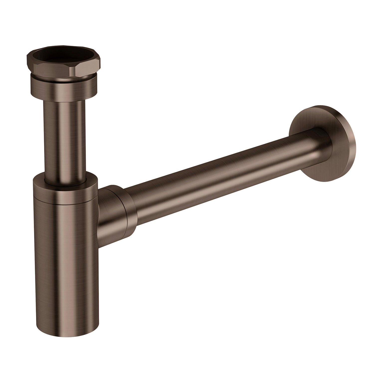 Phoenix 40mm Bottle Trap Brushed Bronze