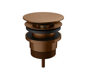 Meir Pop-Up Bath Waste - Removable Grate & Bath & Basin Lustre Bronze