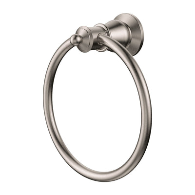 Fienza Lillian Towel Ring Brushed Nickel