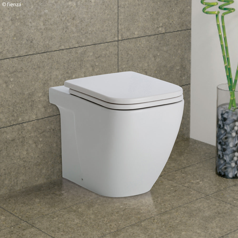 Fienza RAK Caroline Wall-Faced Toilet Pan Only Gloss White