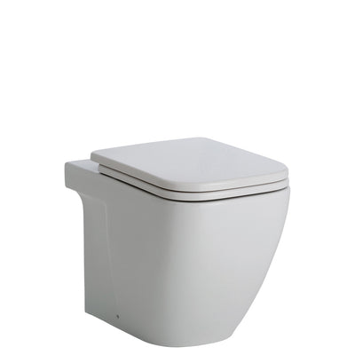 Fienza RAK Caroline Wall-Faced Toilet Pan Only Gloss White