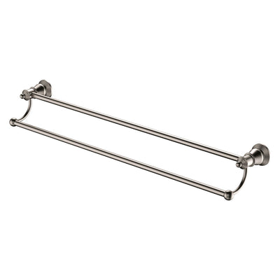 Fienza Lillian Double Towel Rail Brushed Nickel