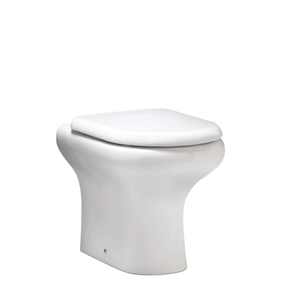Fienza Rak Compact Wall Faced Toilet Pan Only Gloss White