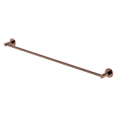 Kaya Single Towel Rail, 900mm, Brushed Copper
