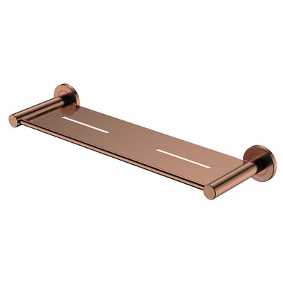 Kaya Shower Shelf, Brushed Copper