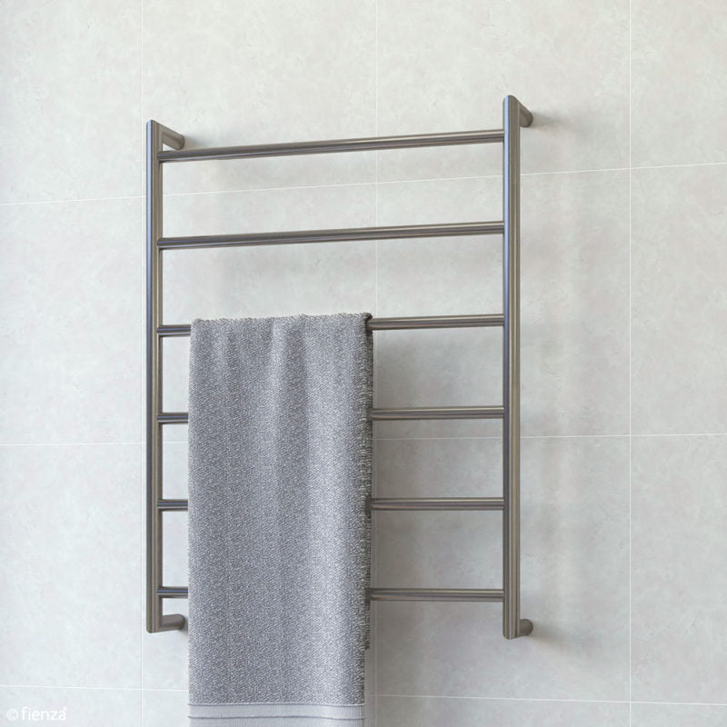 Fienza Kaya Heated Towel Rail, 600 x 800mm, Gun Metal