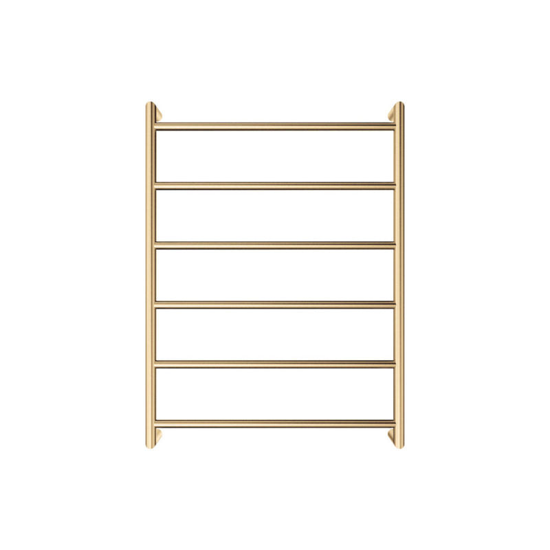 Fienza Kaya Heated Towel Rail, 600 x 800mm, Urban Brass