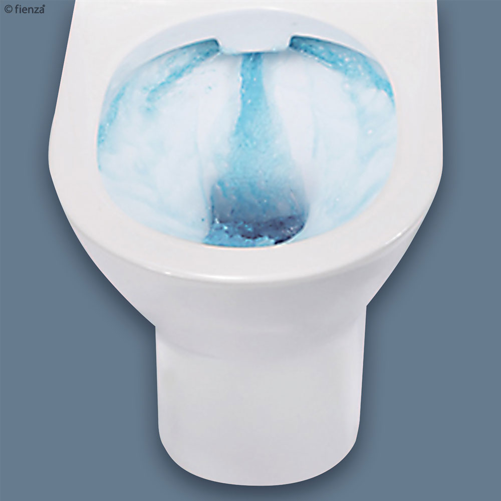 Fienza Rak Resort Wall Faced Toilet Pan Only Gloss White