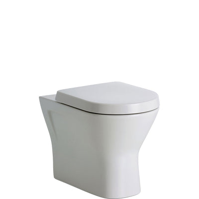 Fienza Rak Resort Wall Faced Toilet Pan Only Gloss White