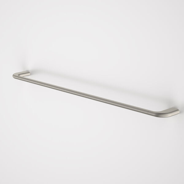 Caroma Contura II 820mm Single Towel Rail - Brushed Nickel