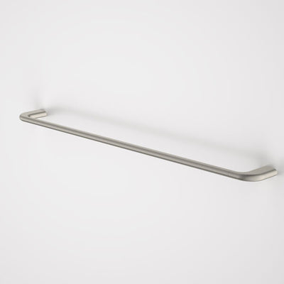 Caroma Contura II 820mm Single Towel Rail - Brushed Nickel