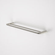 Caroma Contura II 620mm Double Towel Rail - Brushed Nickel