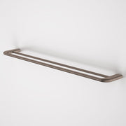 Caroma Contura II 820mm Double Towel Rail - Brushed Bronze