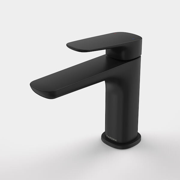 Caroma Contura II Basin Mixer - Matte Black detail