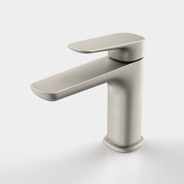 Caroma Contura II Basin Mixer - Brushed Nickel detail