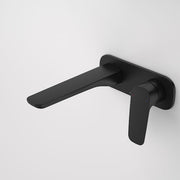 Caroma Contura II Wall Basin/Bath Mixer 180mm - Matte Black