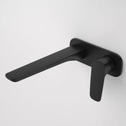 Caroma Contura II Wall Basin/Bath Mixer 220mm - Matte Black