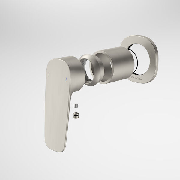 Caroma Contura II Bath/Shower Mixer Trim Kit - Brushed Nickel