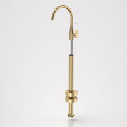Caroma Contura II Freestanding Bath Filler Trim Kit - Brushed Brass
