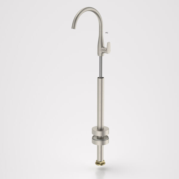 Caroma Contura II Freestanding Bath Filler Trim Kit - Brushed Nickel
