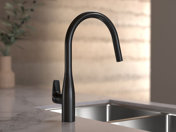 Caroma Contura® II Pull Out Sink Mixer - Matte Black