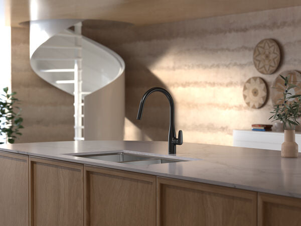 Caroma Contura® II Pull Out Sink Mixer - Matte Black
