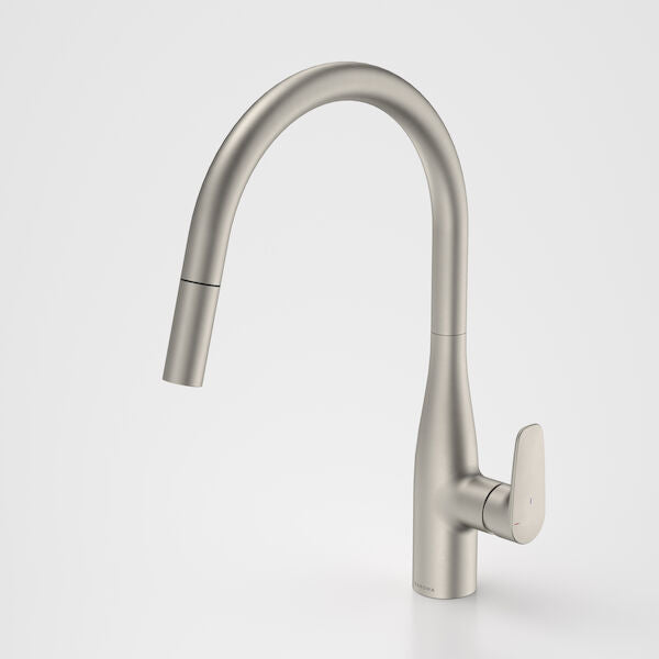 Caroma Contura® II Pull Out Sink Mixer - Brushed Nickel