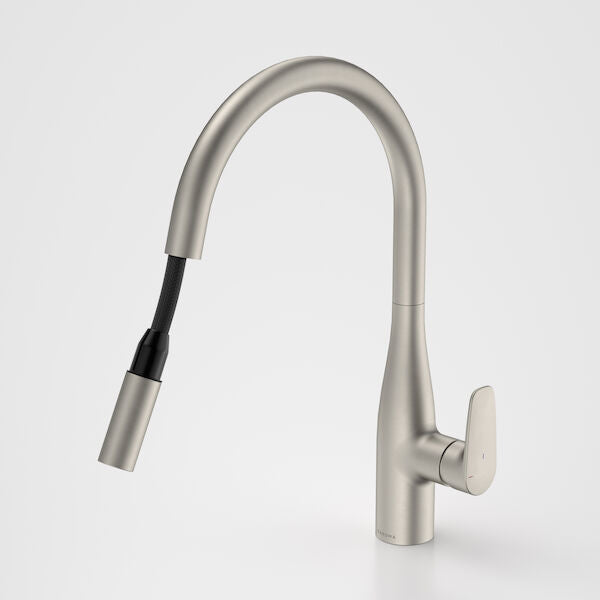 Caroma Contura® II Pull Out Sink Mixer - Brushed Nickel