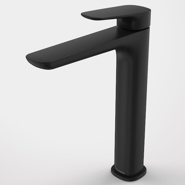 Caroma Contura II Tower Basin Mixer - Matte Black detail