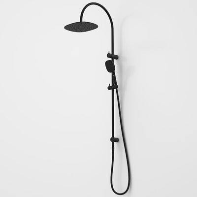 Caroma Contura II Rail Shower with Overhead - Matte Black