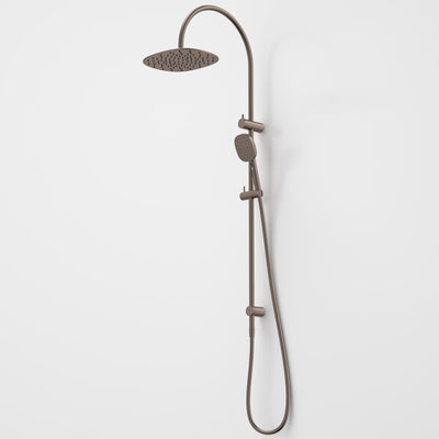 Caroma Contura II Rail Shower with Overhead - Brushed Bronze
