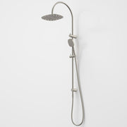 Caroma Contura II Rail Shower with Overhead - Brushed Nickel