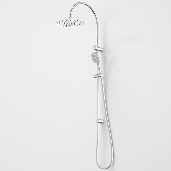 Caroma Contura II Rail Shower with Overhead - Chrome