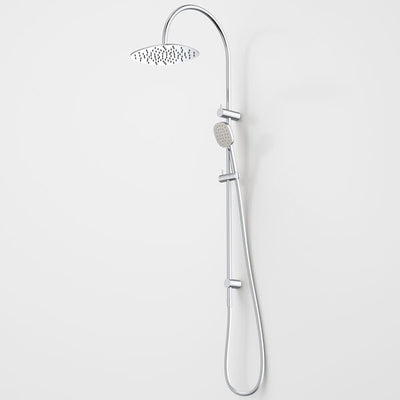 Caroma Contura II Rail Shower with Overhead - Chrome