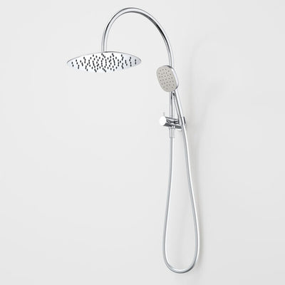 Caroma Contura II Compact Twin Shower - Chrome