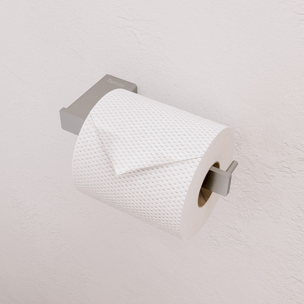 Fienza Tono Toilet Roll Holder Brushed Nickel