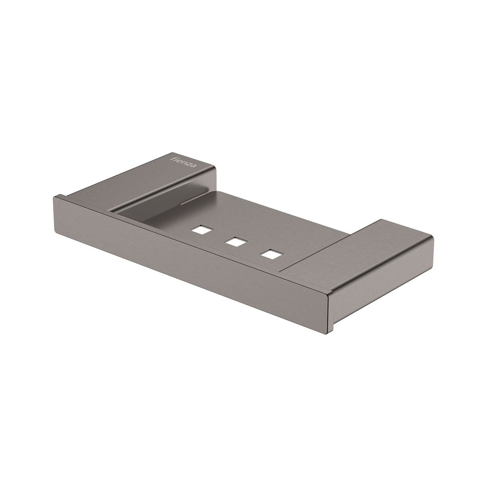 Fienza Tono Toilet Soap Shelf Gun Metal
