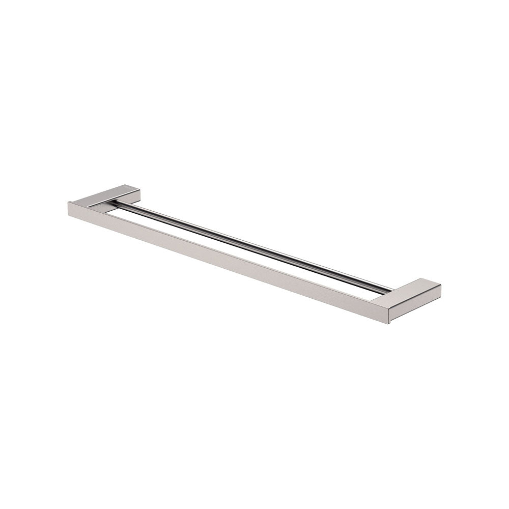 Fienza Tono Double Towel Rail Brushed Nickel