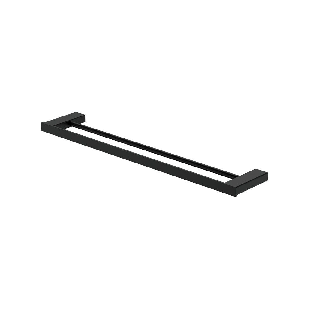 Fienza Tono Double Towel Rail Matte Black