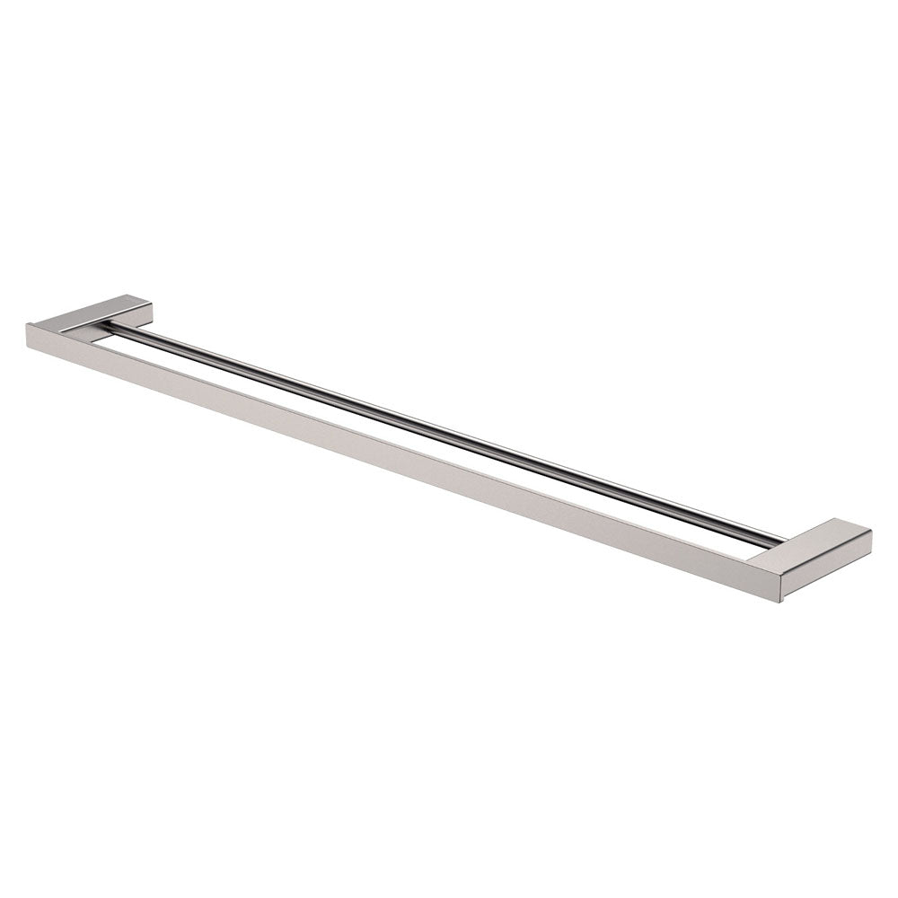 Fienza Tono Double Towel Rail Brushed Nickel