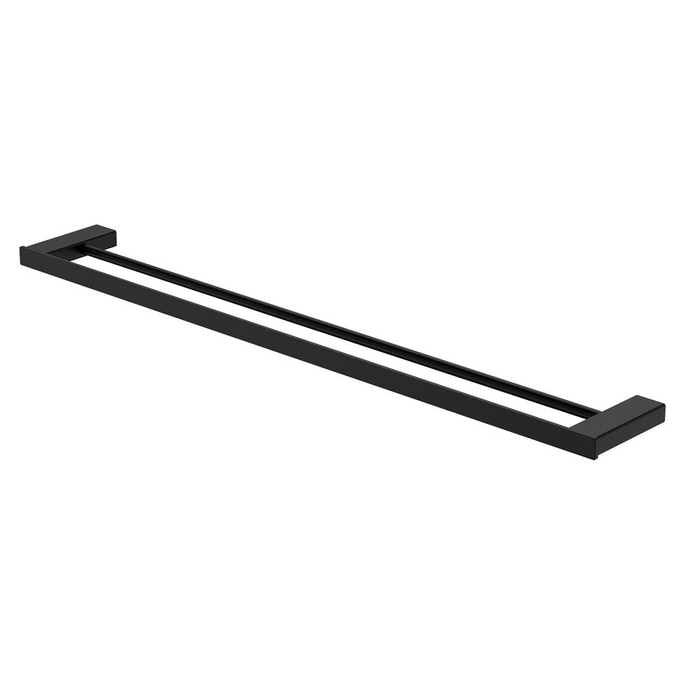 Fienza Tono Double Towel Rail Matte Black