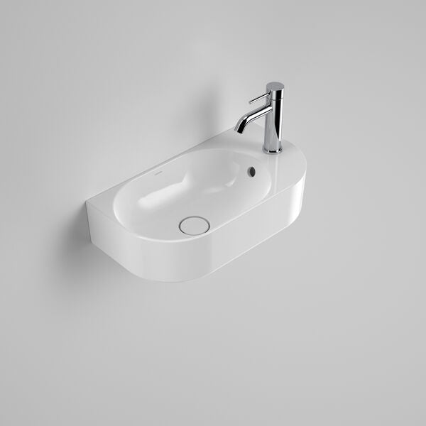 Liano II Hand Wall Basin (1 Tap Hole) – White (with Overflow)