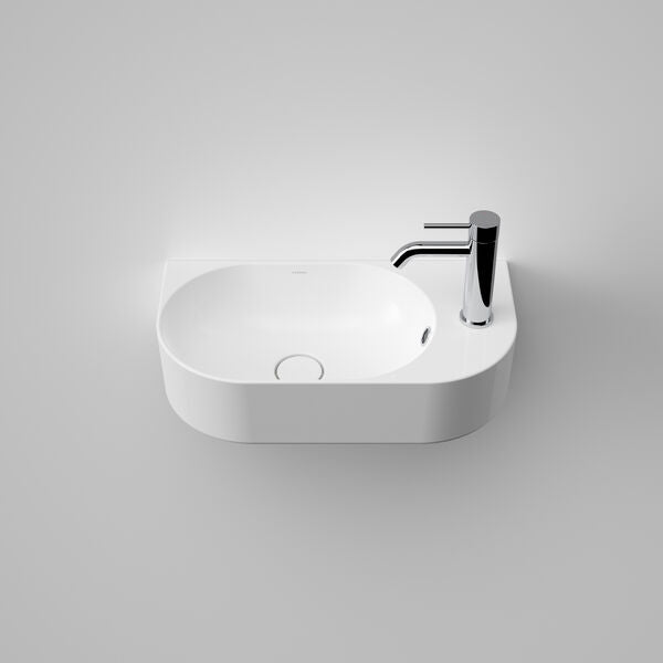 Liano II Hand Wall Basin (1 Tap Hole) – White (with Overflow)
