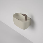 Caroma Contura® II Hand Wall Basin (1 Tap Hole) - Matte Clay