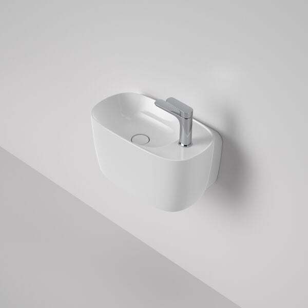 Caroma Contura® II Hand Wall Basin (1 Tap Hole) - White