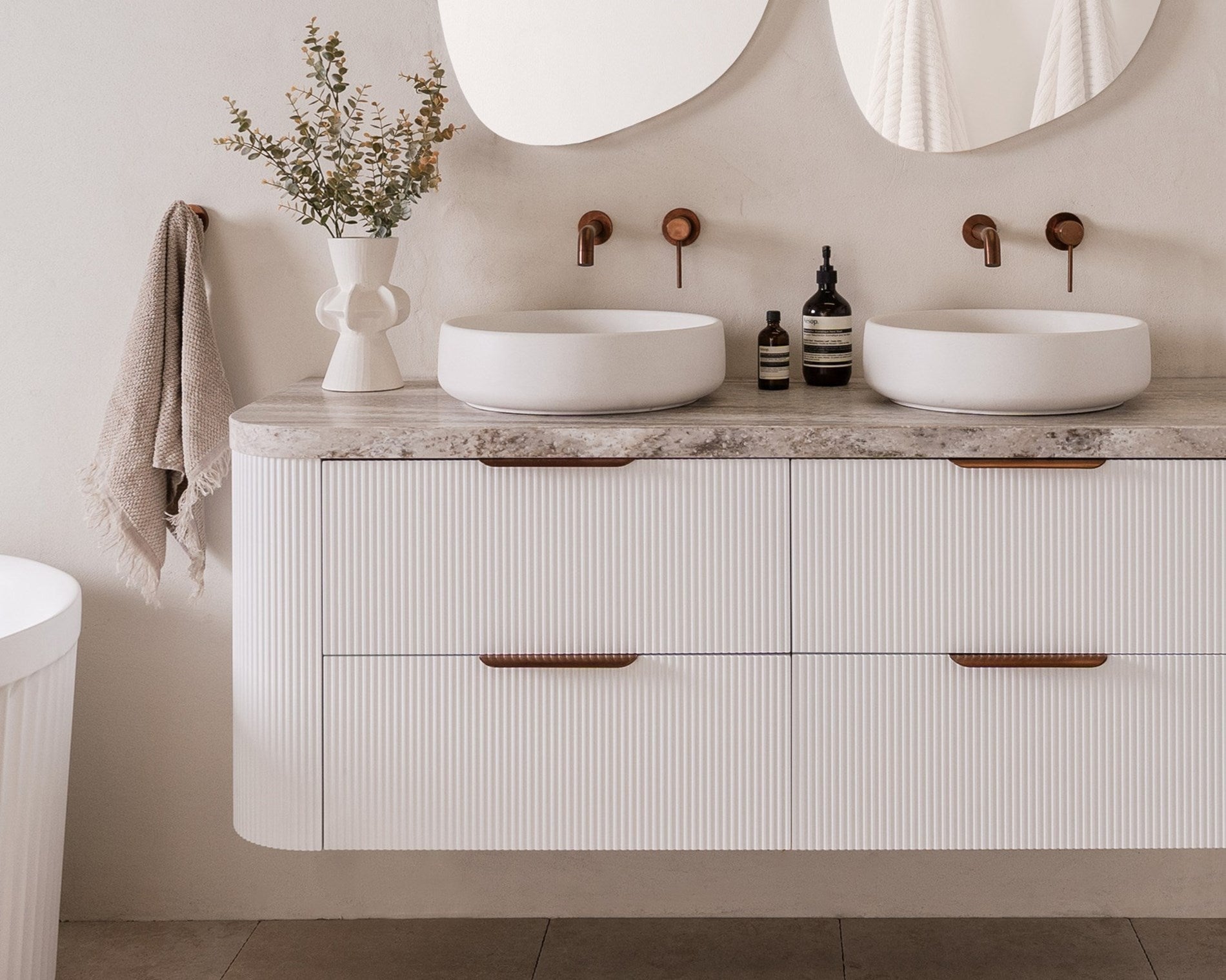 ADP Thirroul Wall Hung Vanity Durasein Benchtop