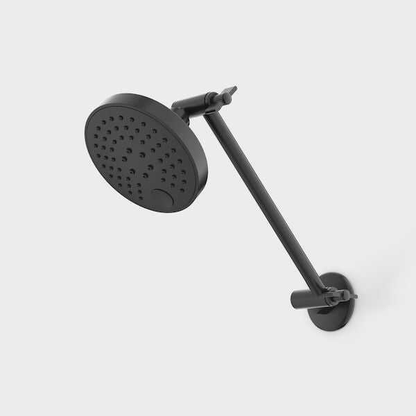 Caroma Luna Adjustable Shower And Arm - Black